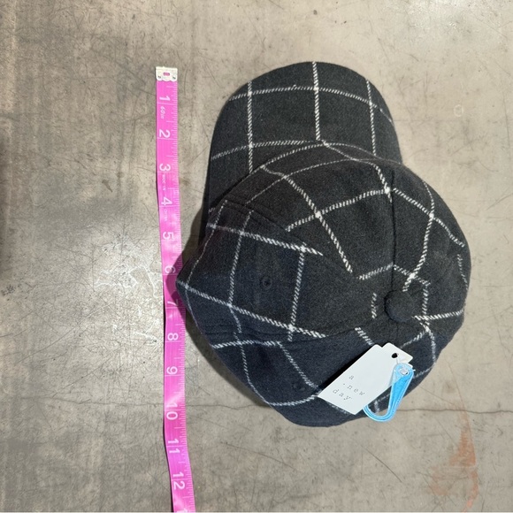 CUTE brand new adjustable cap! Grey w/ white grid pattern.See pic4 more details - Picture 4 of 10